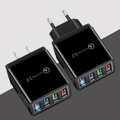 USB Charger Quick Charge 3.0 4 Phone Adapter For Tablet Portable Wall Mobile Charger Fast Charger.