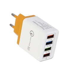 USB Charger Quick Charge 3.0 4 Phone Adapter For Tablet Portable Wall Mobile Charger Fast Charger.