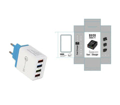 USB Charger Quick Charge 3.0 4 Phone Adapter For Tablet Portable Wall Mobile Charger Fast Charger.
