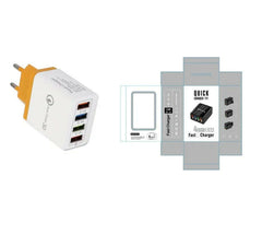 USB Charger Quick Charge 3.0 4 Phone Adapter For Tablet Portable Wall Mobile Charger Fast Charger.