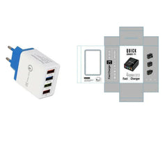 USB Charger Quick Charge 3.0 4 Phone Adapter For Tablet Portable Wall Mobile Charger Fast Charger.