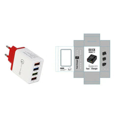 USB Charger Quick Charge 3.0 4 Phone Adapter For Tablet Portable Wall Mobile Charger Fast Charger - Charge Hub X