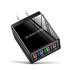 USB Charger Quick Charge 3.0 4 Phone Adapter For Tablet Portable Wall Mobile Charger Fast Charger - Charge Hub X