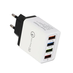 USB Charger Quick Charge 3.0 4 Phone Adapter For Tablet Portable Wall Mobile Charger Fast Charger.