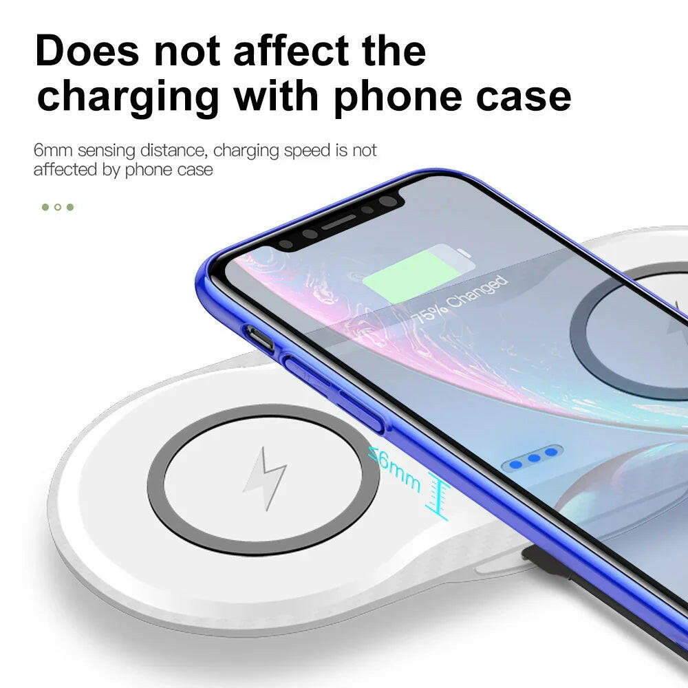 Fast Charge Wireless Dual Phone Charger - Charge Hub X