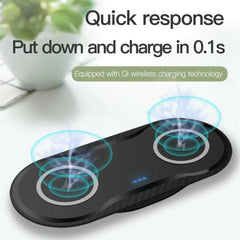 Fast Charge Wireless Dual Phone Charger - Charge Hub X